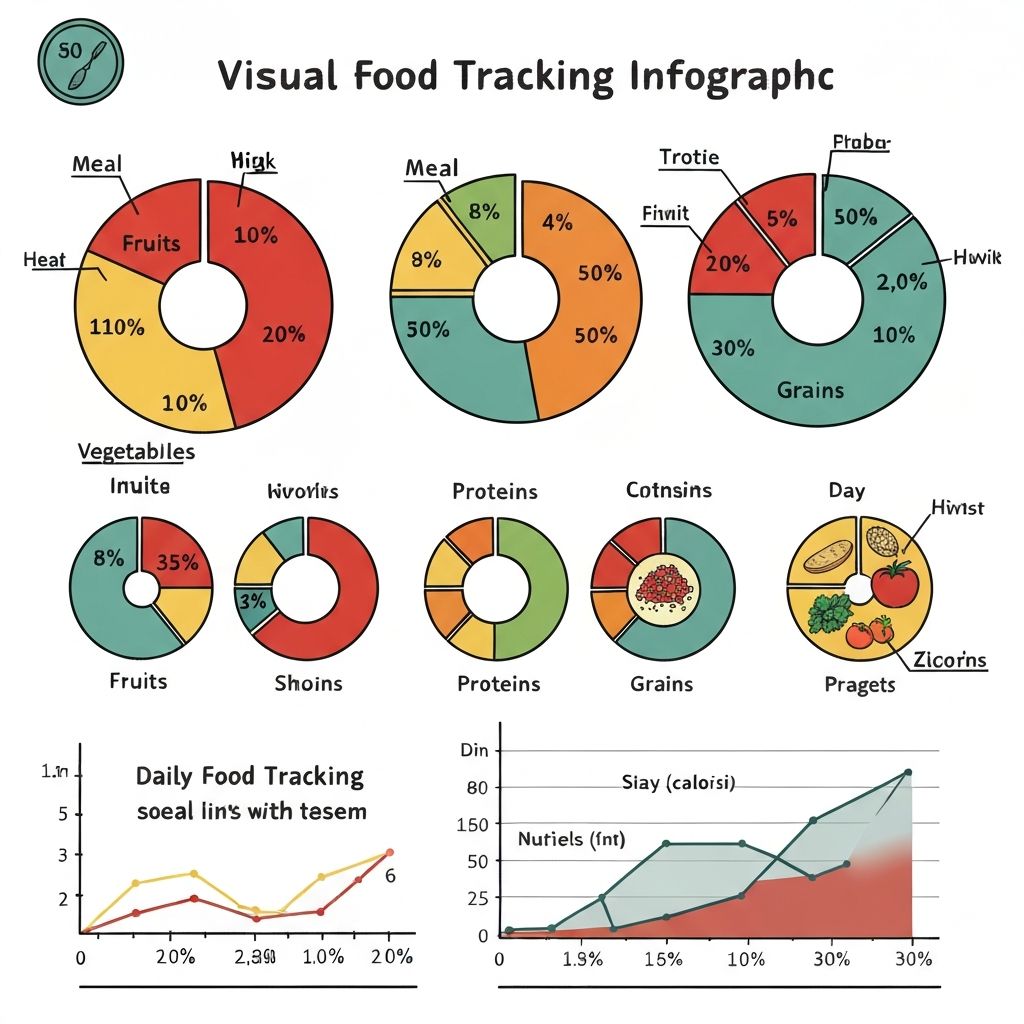 Visualizing daily food intake